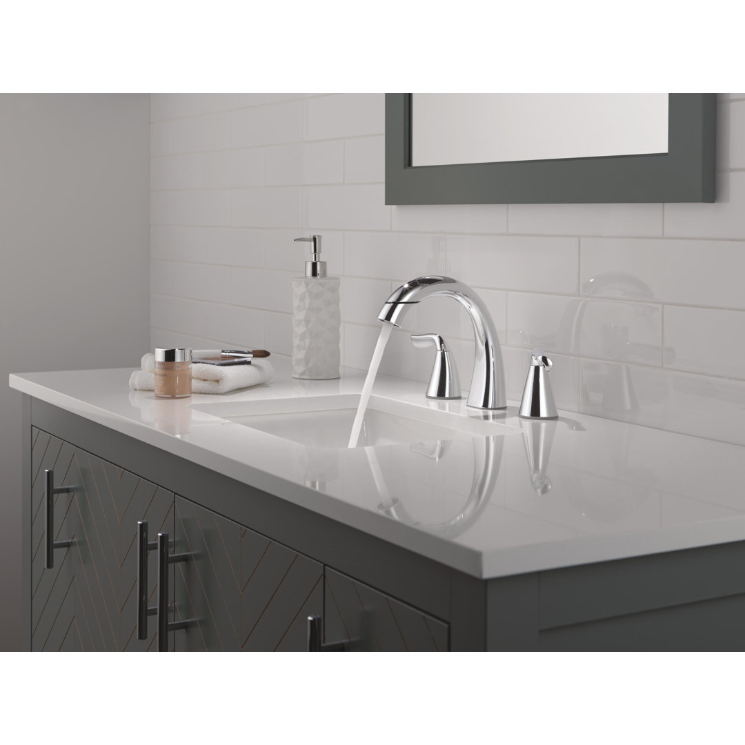 Arvo Pull-Down Widespread Bathroom Faucet, Pull Out Sprayer Bathroom Sink Faucet